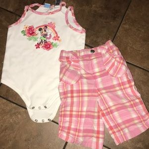 Infant Girl’s 2-pc Disney Pant Set